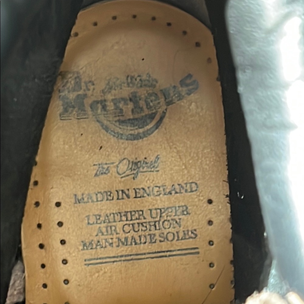 Dr. Martens Black Leather Boots - Made in England - Picture 4 of 8